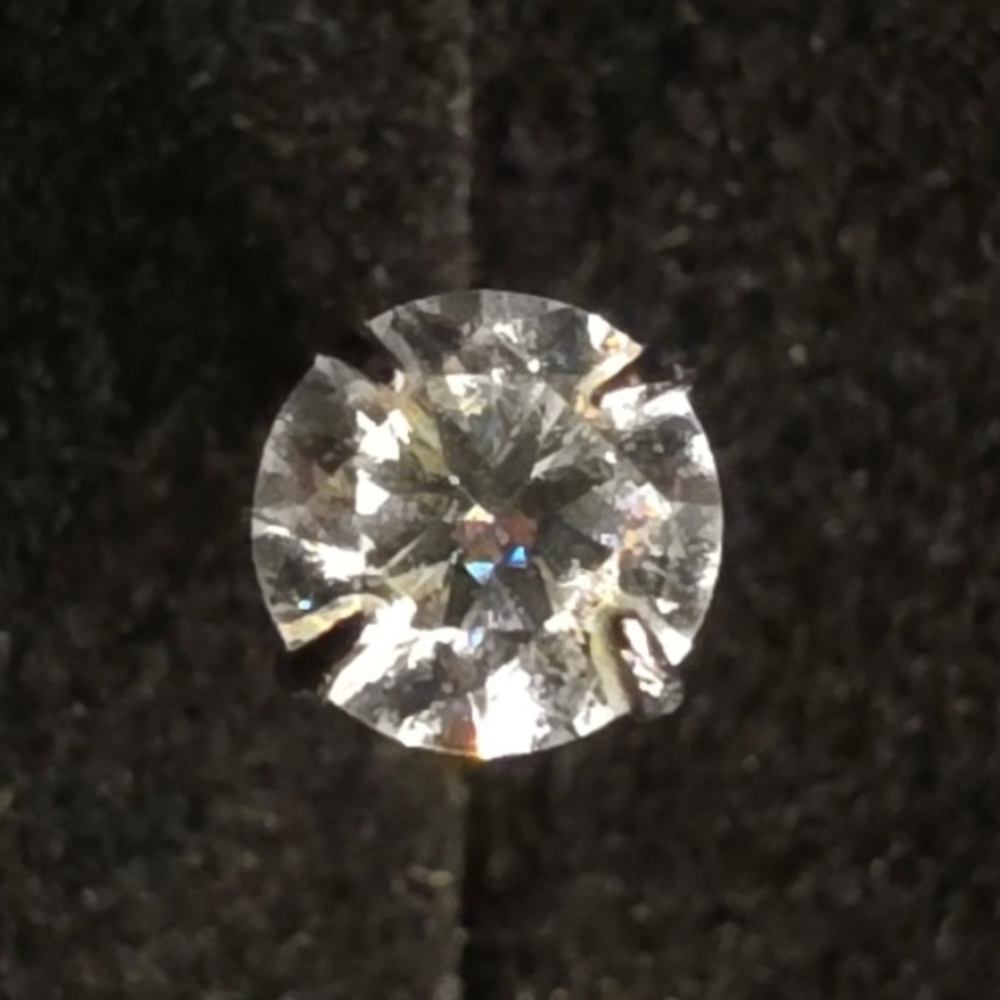 SOLD 0.2ctw Diamond Silver Stud Earrings NEW
